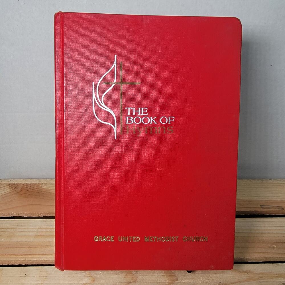 VINTAGE BOOK The Book Of Hymns: Grace United Methodist Church 1979 (hardback)